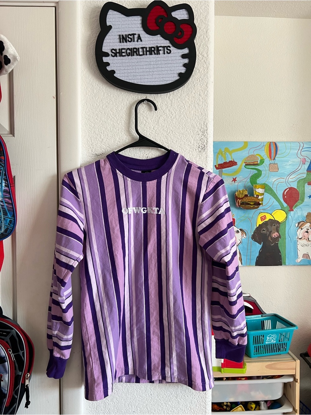 OFWGKTA stripped long sleeve